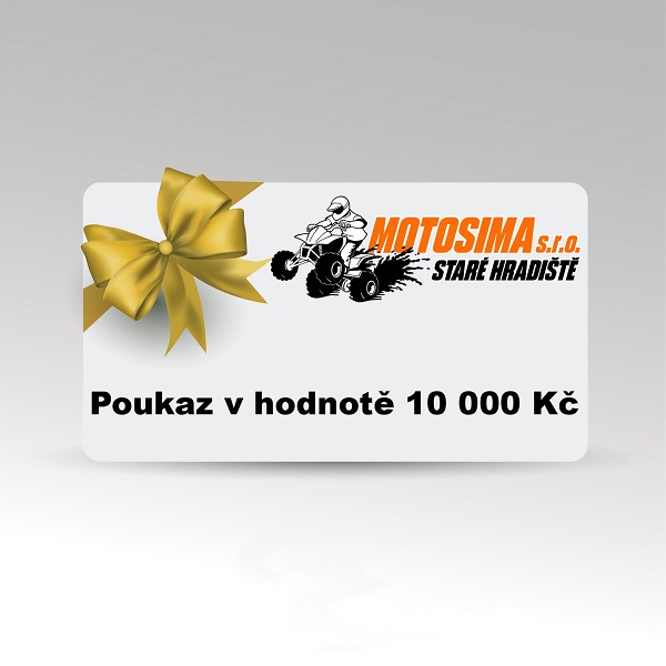 Dárkový poukaz - 10 000 Kč