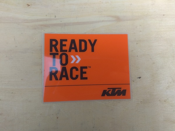 Samolepka - KTM Ready to Race - typ I.